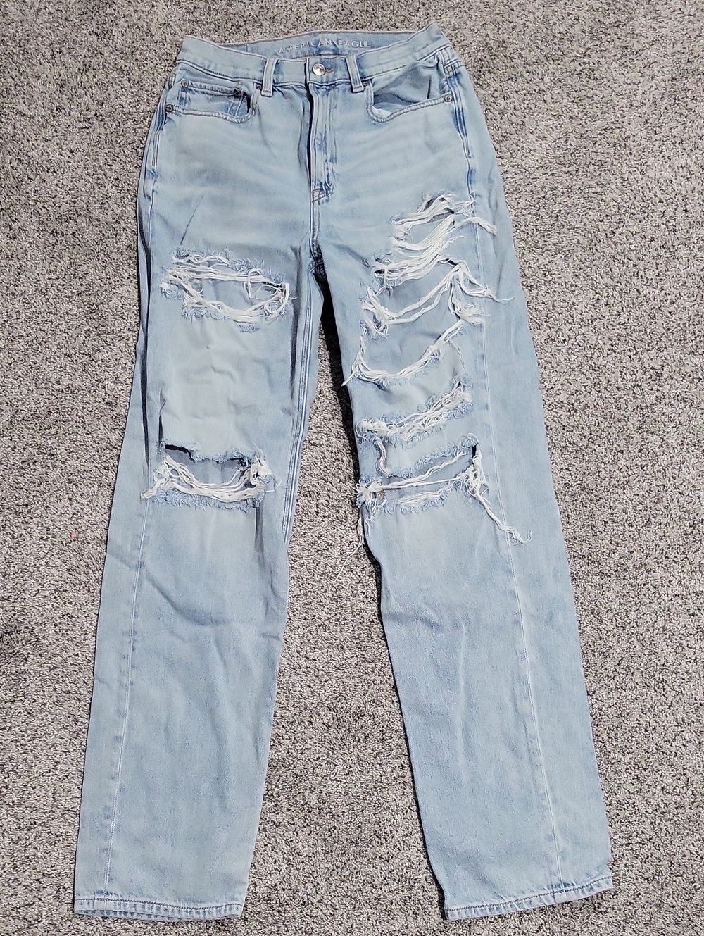 American Eagle High Rise Straight Jeans